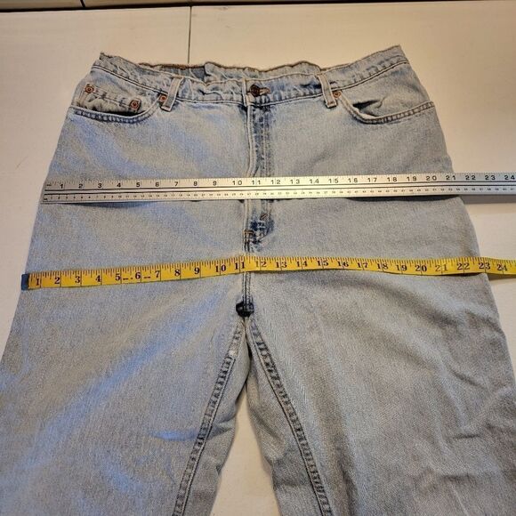 Levi's 522 Jeans Vintage 90's Women's Plus Size 20 Light Wash FLAWED - Picture 15 of 15